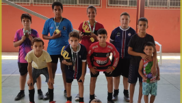Alunos participam do encerramento das atividades 2023 da Oficina de Esporte 