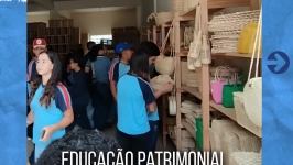 Estudantes vivenciam cultura e patrimônio em visita pedagógica a Cipotânea