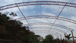 Obras de Cobertura da Quadra Poliesportiva à Comunidade Escolar