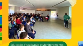Palestra da Vigilância Ambiental nas escolas destaca importância da qualidade da água no Município
