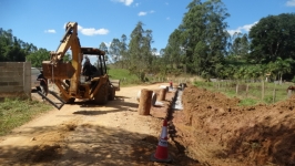Obras de Asfaltamento na reta final