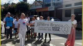 Campanha Janeiro Branco foi pauta em Desterro do Melo 