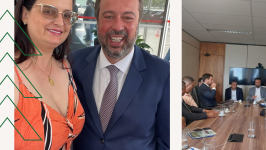 Prefeita viaja a Brasília em busca de soluções e recursos para Desterro do Melo