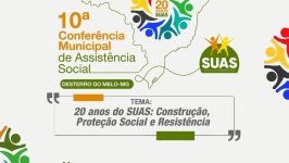 10ª Conferência Municipal de Assistência Social será realizada em Desterro do Melo