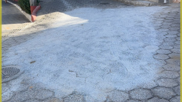 Iniciado os reparos nos calçamentos de vias públicas