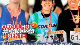 Atletas de Desterro do Melo conquistam excelentes resultados em corridas regionais