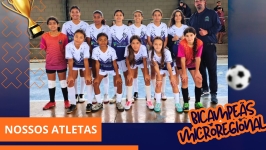 Desterro do Melo conquista títulos no futsal feminino do JEMG (Jogos Escolares de Minas Gerais)