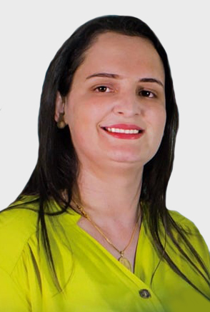 Foto da prefeita de Desterro do Melo, Sra. Mayara Garcia Lopes da Silva Tafuri